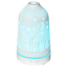 HOMCOM 100ml Aroma Diffuser Essential Oils Humidifier, 7 Colors LED, 2 Mist Mode, Timer, Auto-off Feature for Relaxation HOMCOM 100ml Aroma Diffuser Essential Oils Humidifier, 7 Colors LED, 2 Mist Mode, Timer, Auto-off Feature for Relaxation